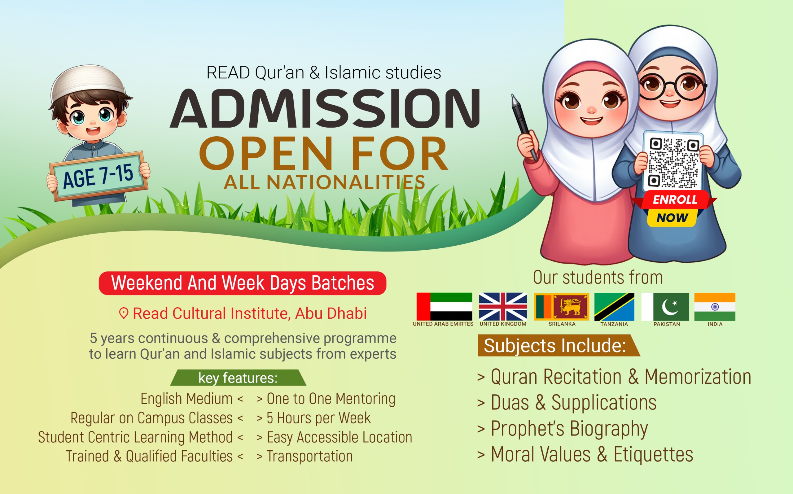 READ CULTURAL IINSTITUTE, ABU DHABI- UAE